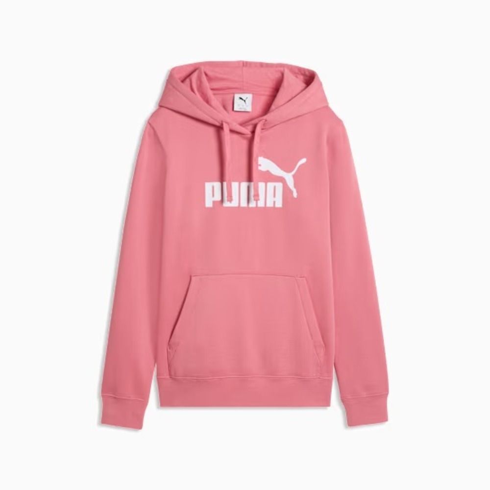 PUMA Essentials Women's Logo Comfy HOODIE Medium. Bridal Rose - Picture 3 of 8